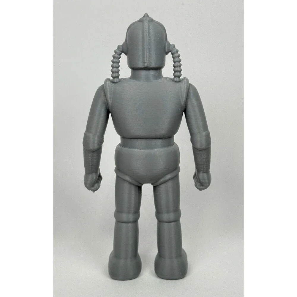 Interstellar Space Robot Gray Paintable Toy